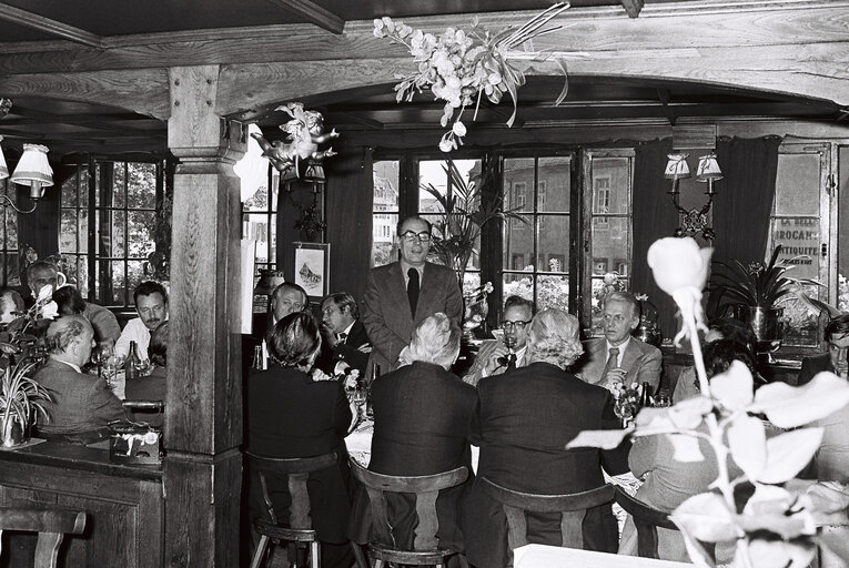 Fotografie 31: Meeting of the socialists leaders (UPSCE) in a restaurant of Strasbourg