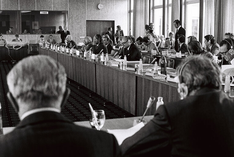 Fotografie 19: Meeting between the European Parliament, the Commission and the Council (Economic and Financial Affairs) in the first half of 1978, in Luxembourg