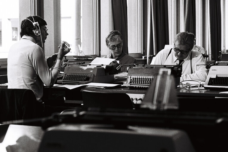 Fotografija 24: Press room of the EP in Luxembourg