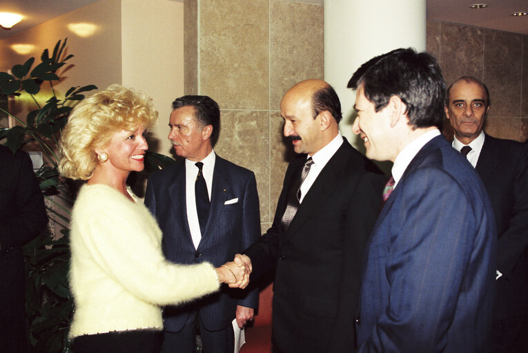 Foto 1: Visit of the President of Mexico to the EP.