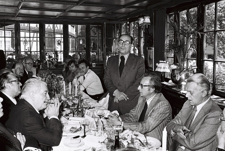 Fotografie 29: Meeting of the socialists leaders (UPSCE) in a restaurant of Strasbourg