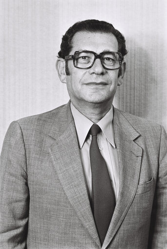 Portrait of the MEP Jacques DENIS in July 1980.