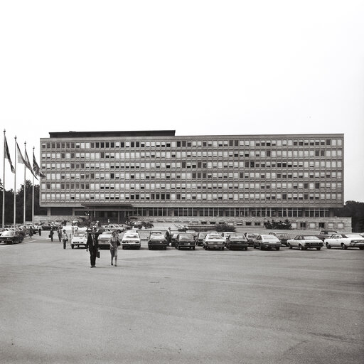 The Schuman building in Luxembourg