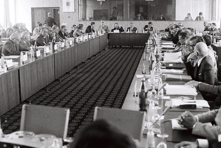 Fotografie 20: Meeting between the European Parliament, the Commission and the Council (Economic and Financial Affairs) in the first half of 1978, in Luxembourg