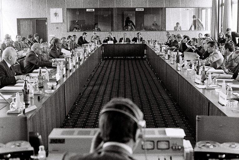 Fotografie 22: Meeting between the European Parliament, the Commission and the Council (Economic and Financial Affairs) in the first half of 1978, in Luxembourg