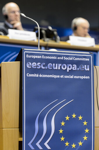 Valokuva 9: President of the European Council attended the Plenary Session of the EESC - European Economic and Social Comittee