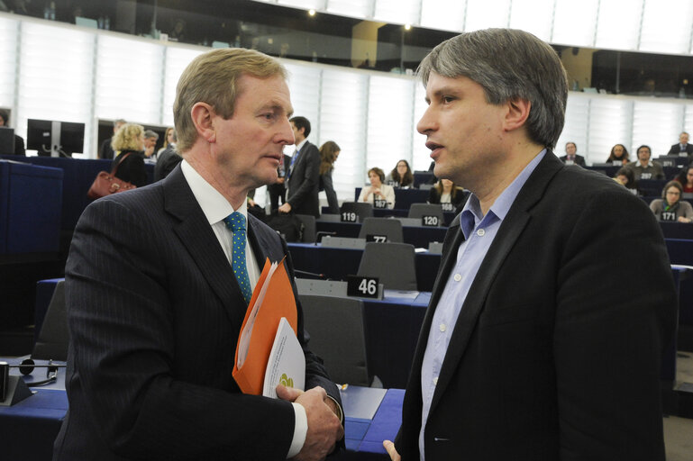 Sven GIEGOLD presents a letter to the irish presidency