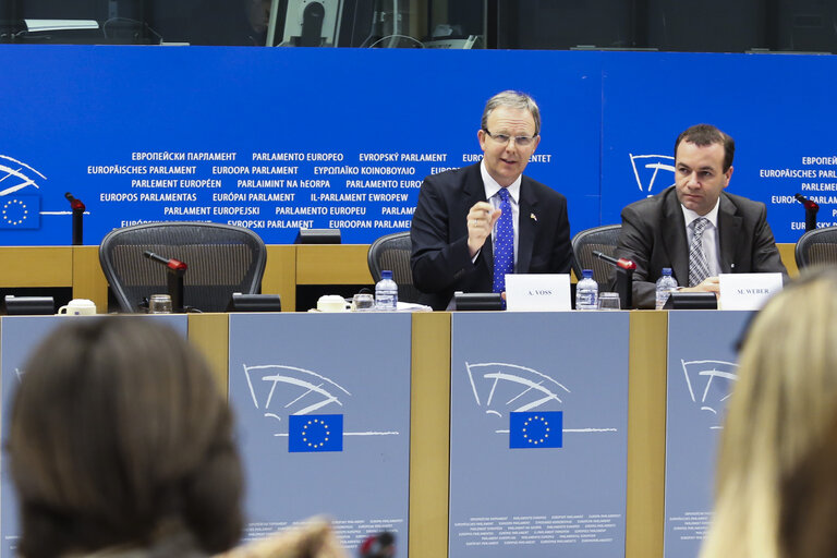 Foto 1: Press conference on Data Protection Reform