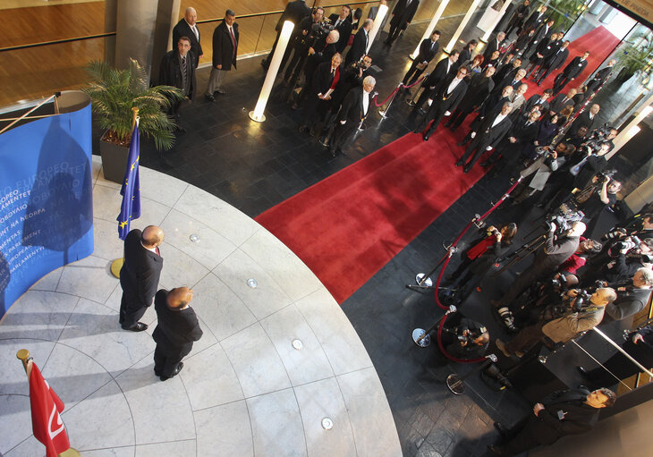 Fotografie 15: Official visit of the President of the Republic of Tunisia to the EP in Strasbourg