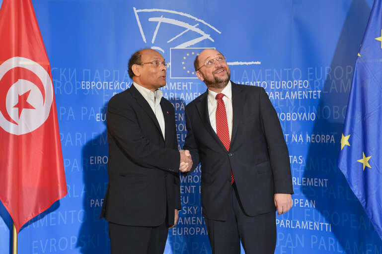 Fotografie 10: Official visit of the President of the Republic of Tunisia to the EP in Strasbourg