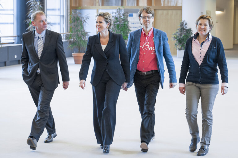 Foto 2: Dutch MEPs at the EP in Brussels