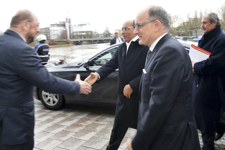 Fotografie 23: Official visit of the President of the Republic of Tunisia to the EP in Strasbourg