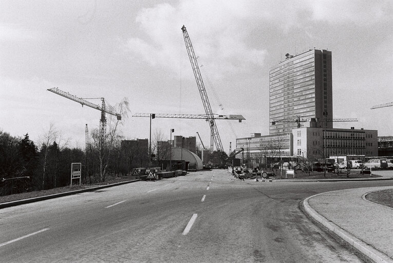 Construction of new hemicycle Luxembourg