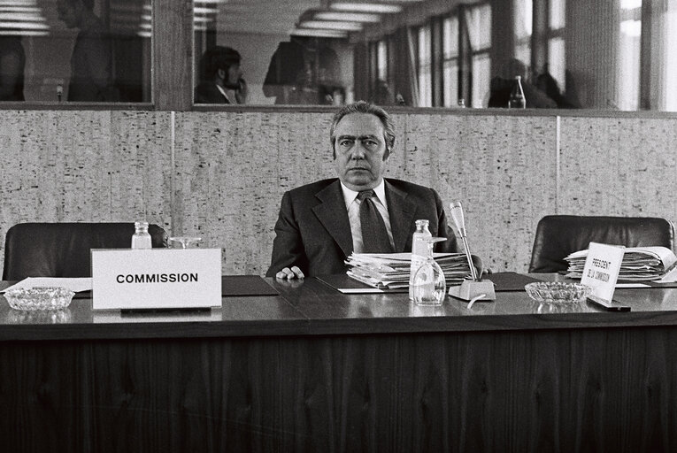 Fotografie 27: Meeting between the European Parliament, the Commission and the Council (Economic and Financial Affairs) in the first half of 1978, in Luxembourg