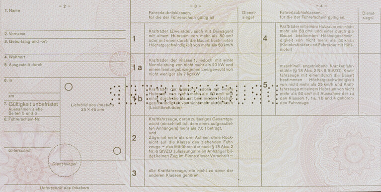 Photo 7 : Proposal for European driving licence