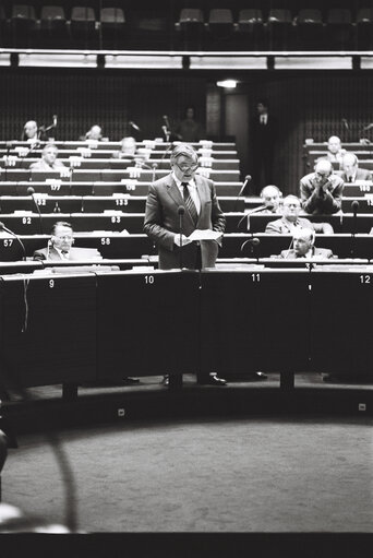 Fotografija 6: The MEP Egon Alfred KLEPSCH during a session in Strasbourg on March 1980.