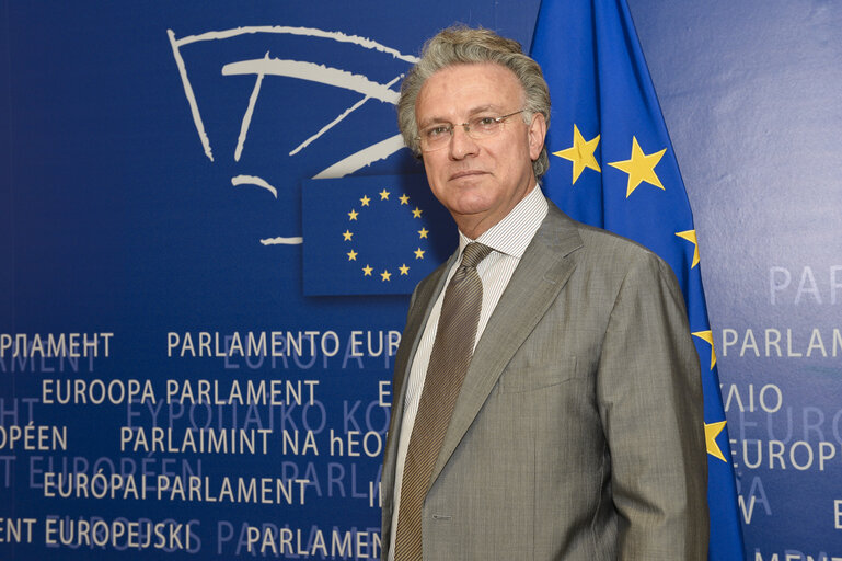 Foto 2: EP President meets with MEP Takis HADJIGEORGIOU