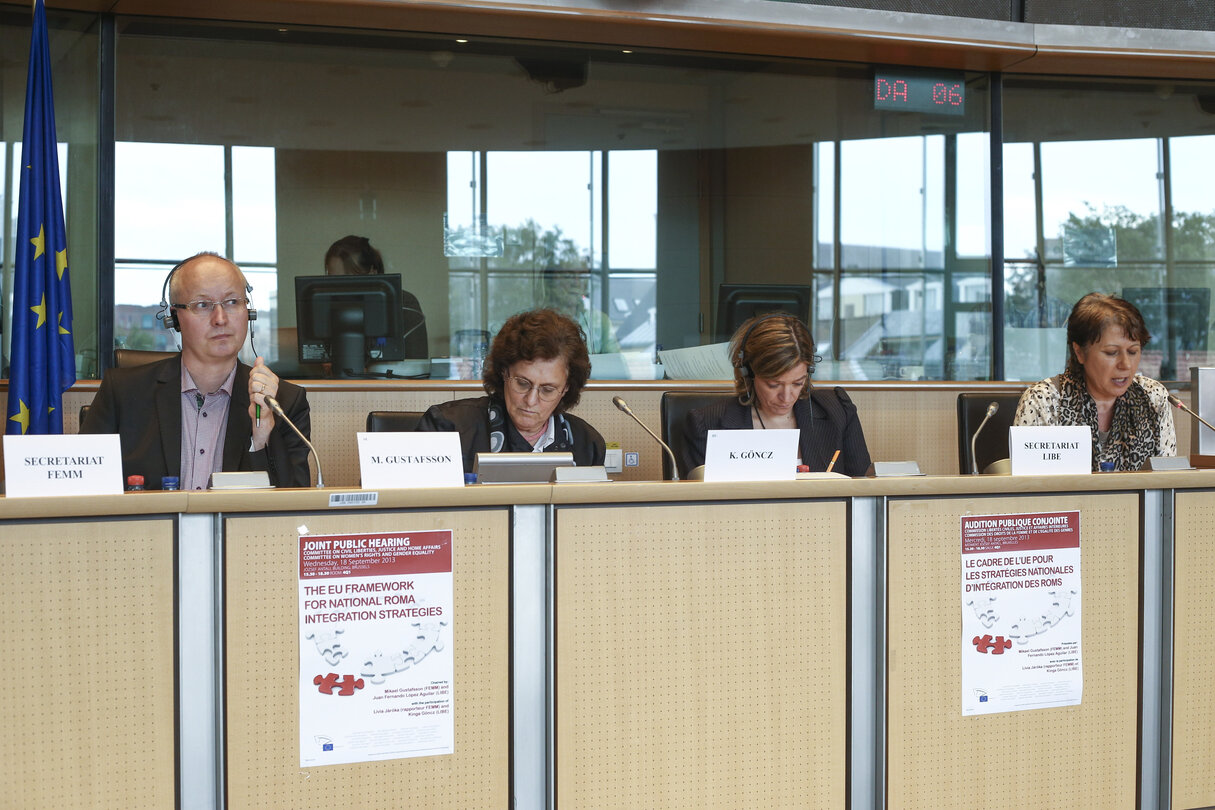 LIBE and FEMM public hearing - The EU Framework for National Roma Integration Strastegies