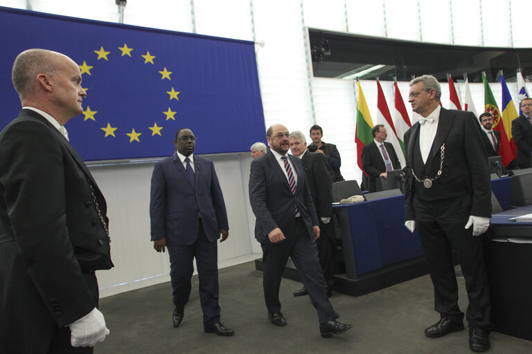 Fotografie 16: Official Visit of the President of Senegal to the European Parliament in Strasbourg