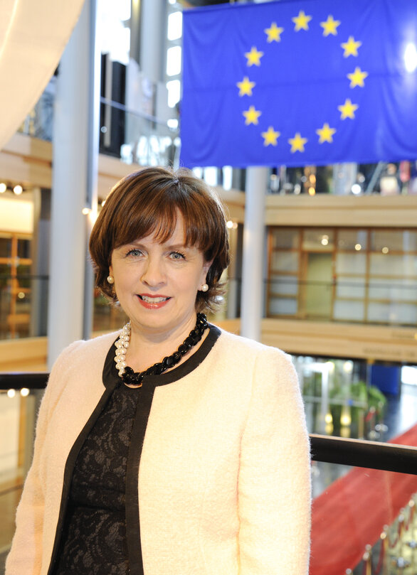 MEP Diane DODDS at the European Parliament in Strasbourg