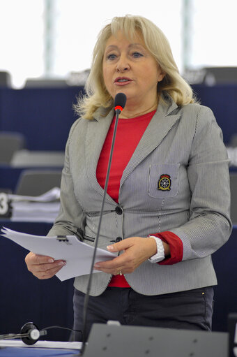 Billede 5: Mep during plenary session week 43 2013 in Strasbourg