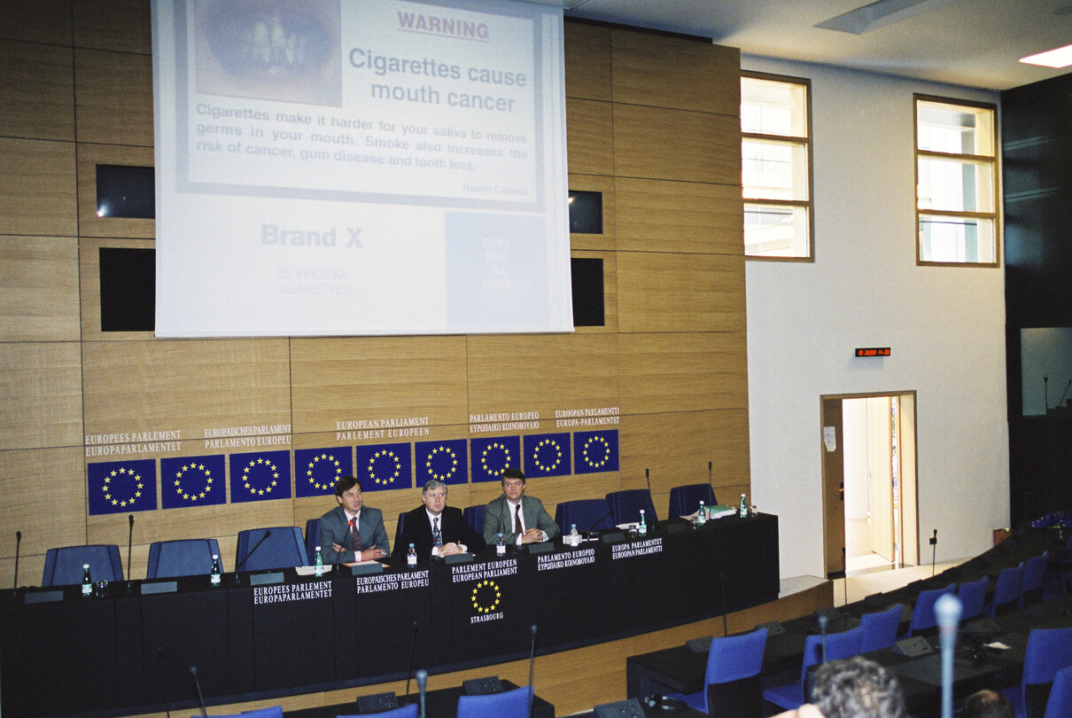 Press Conference:  report on the Manufacture, presentation and sale of tobacco products