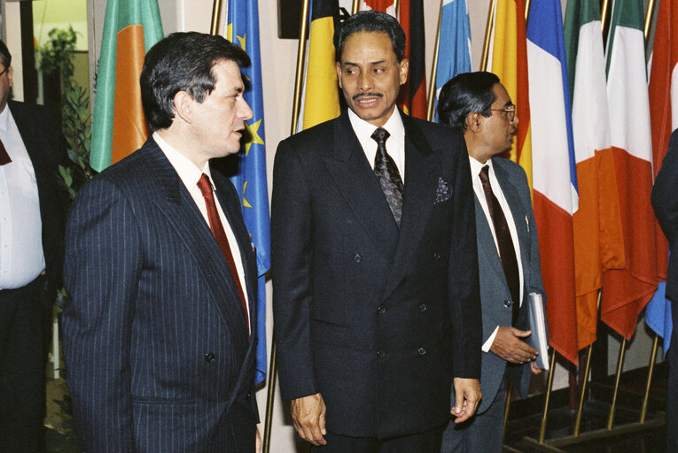 Foto 26: The President of Bangladesh makes an official visit to the EP in Brussels