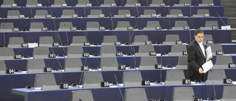 Fotografie 41: Preparations for the European Council meeting (24-25 October 2013)  Council and Commission statements during plenary session week 43 2013 in Strasbourg