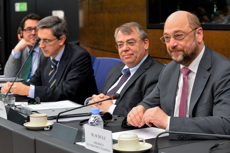 Fotografia 7: Conference of the Committees' Presidents, EP President at CCC for farewell of Klaus-Heiner LEHNE