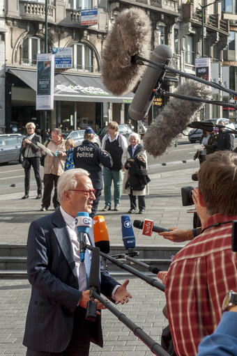 Photo 8 : EP President at the European Socialist Party PES Preparatory Council Meeting.