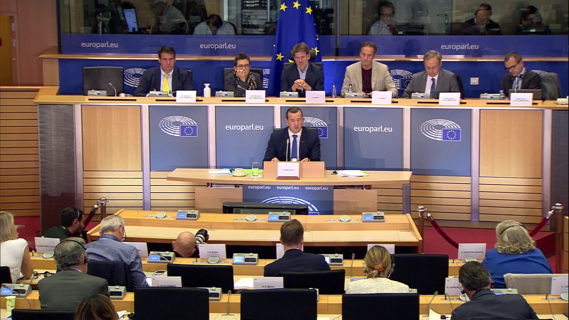 Hearing of Virginijus SINKEVICIUS, Commissioner-designate, Environment and Oceans: Closing statements by Virginijus SINKEVICIUS and Pascal CANFIN, Chair of ENVI Committee