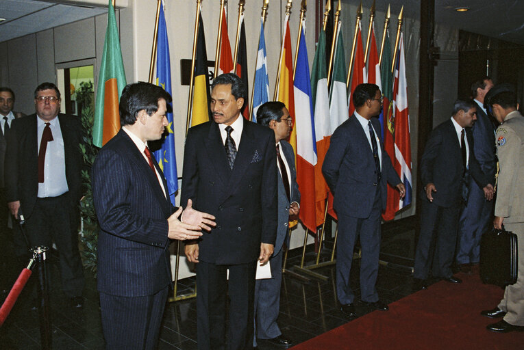 The President of Bangladesh makes an official visit to the EP in Brussels