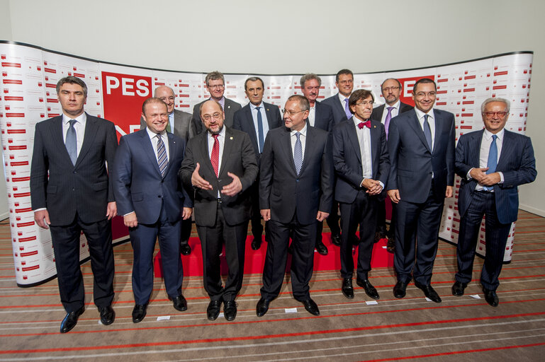 Fotografie 4: EP President at the European Socialist Party PES Preparatory Council Meeting.