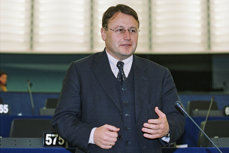 Fotografie 2: MEP Paul RUBIG at the European Parliament in Strasbourg