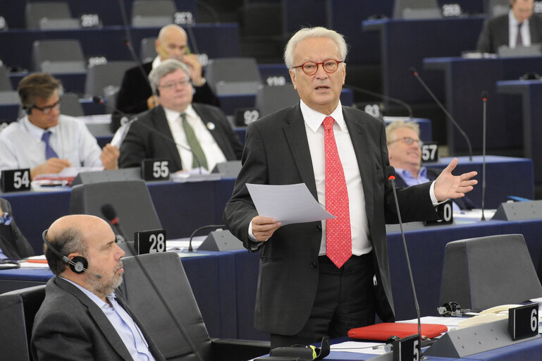 Fotografie 14: Preparations for the European Council meeting (24-25 October 2013)  Council and Commission statements during plenary session week 43 2013 in Strasbourg