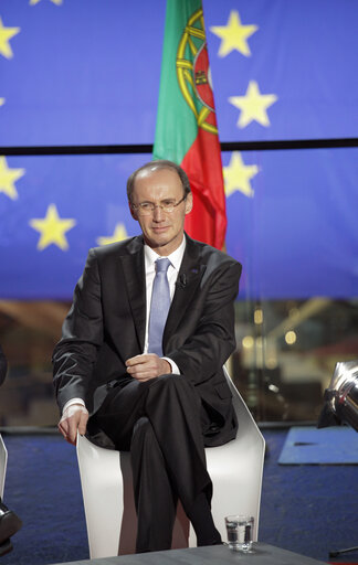 TV Recording with Othmar KARAS