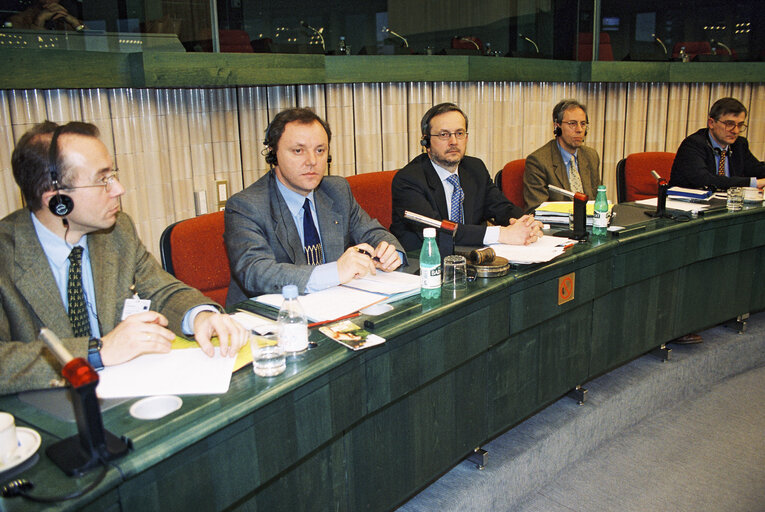 Fotografi 3: Committee meeting in Strasbourg