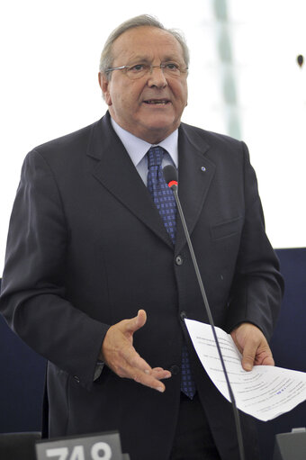 MEP Alfredo PALLONE in plenary session week 43 2013