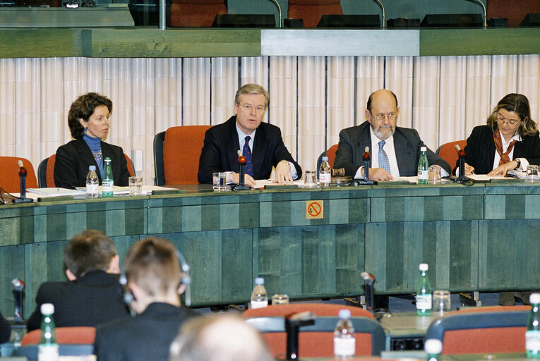 Photo 3 : Meeting in the European Parliament in Strasbourg