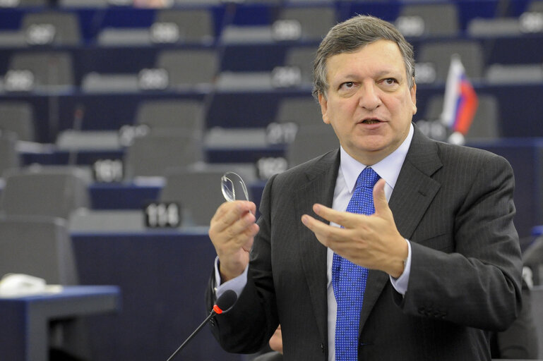 Fotografie 29: Preparations for the European Council meeting (24-25 October 2013)  Council and Commission statements during plenary session week 43 2013 in Strasbourg