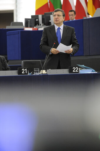 Fotografie 18: Preparations for the European Council meeting (24-25 October 2013)  Council and Commission statements during plenary session week 43 2013 in Strasbourg