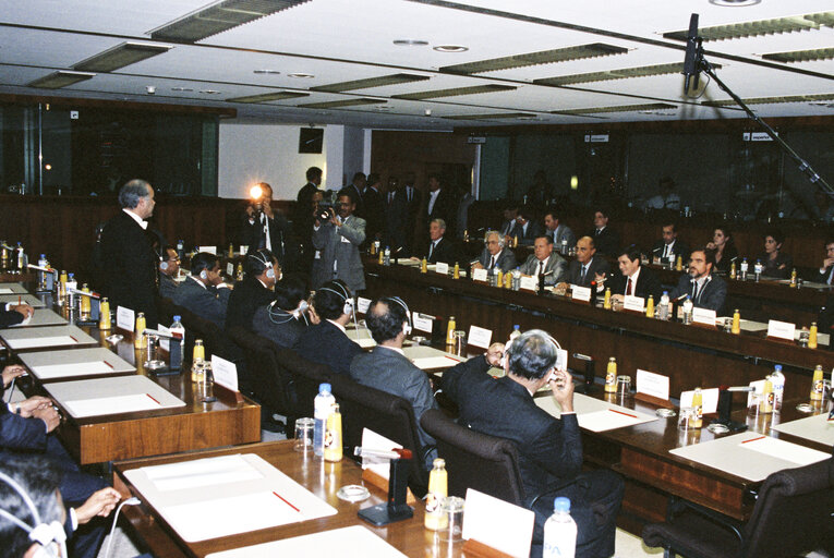 The President of Bangladesh makes an official visit to the EP in Brussels