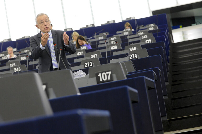 Fotografie 31: Preparations for the European Council meeting (24-25 October 2013)  Council and Commission statements during plenary session week 43 2013 in Strasbourg