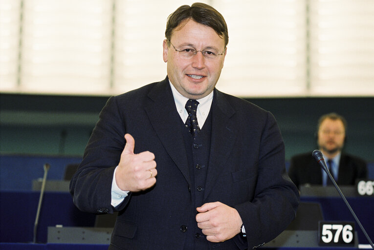 Fotografie 3: MEP Paul RUBIG at the European Parliament in Strasbourg