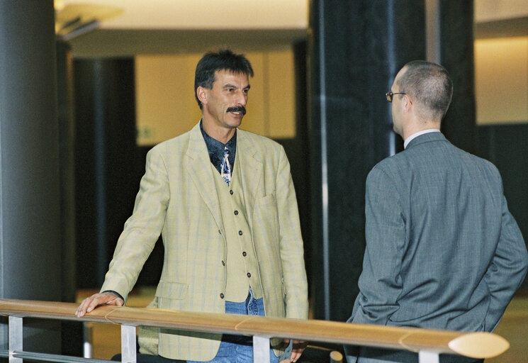 Photo 1 : MEP Norbert GLANTE in the European Parliament in Brussels