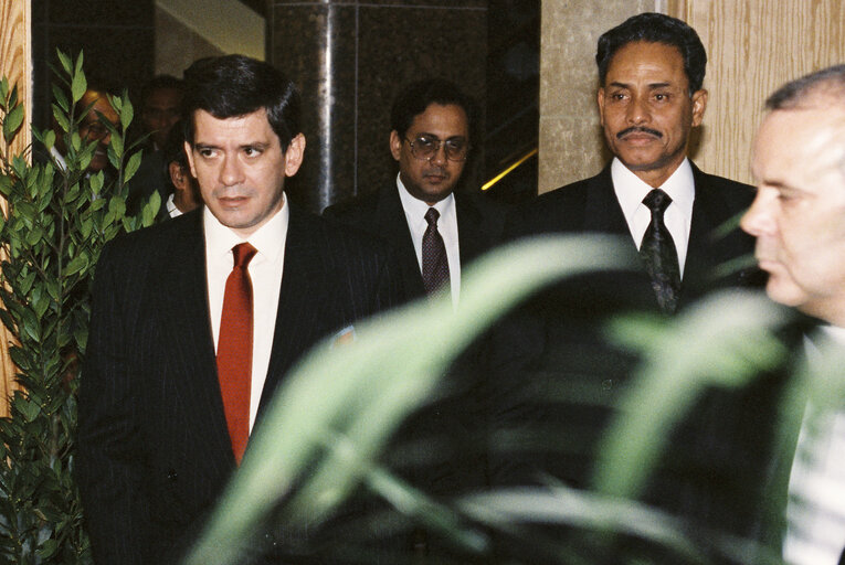 Fotogrāfija 27: The President of Bangladesh makes an official visit to the EP in Brussels