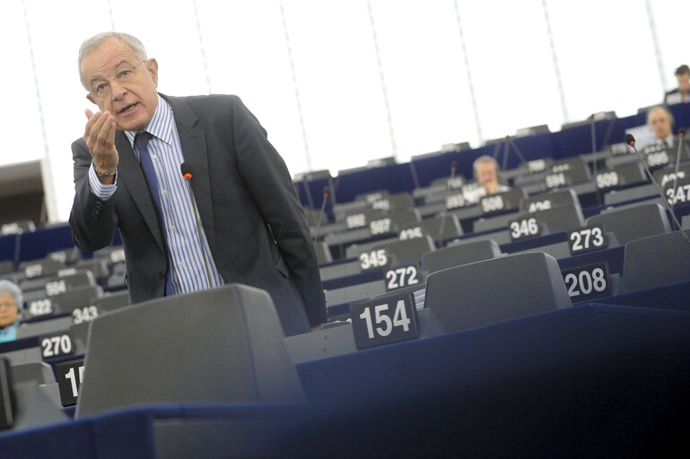 Fotografie 32: Preparations for the European Council meeting (24-25 October 2013)  Council and Commission statements during plenary session week 43 2013 in Strasbourg