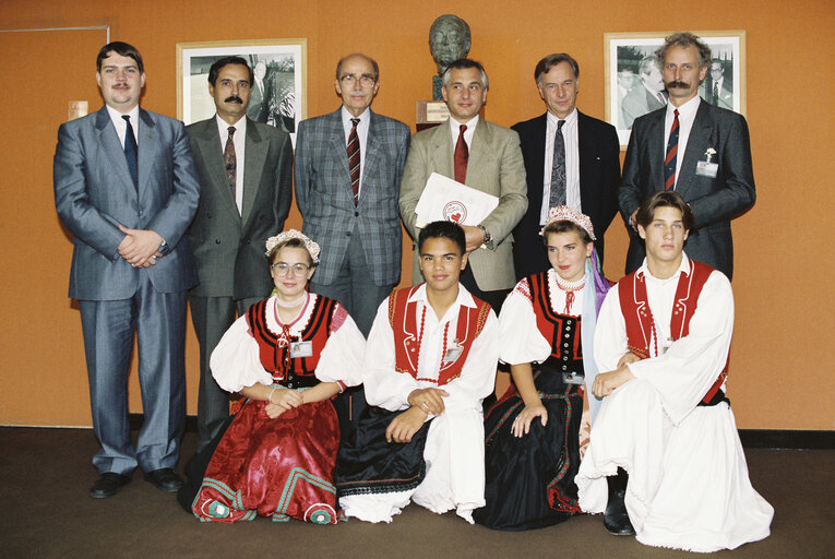 Fotagrafa 12: Visit of a delegation from the Hungarian college of Kastl (Bayern) in July 1990