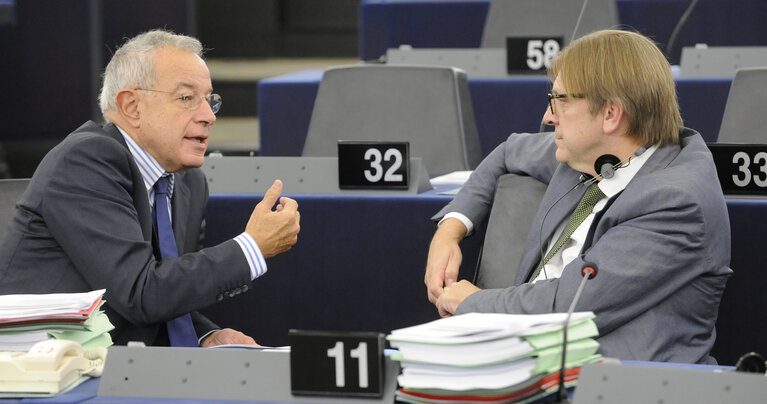 Fotografie 19: Preparations for the European Council meeting (24-25 October 2013)  Council and Commission statements during plenary session week 43 2013 in Strasbourg