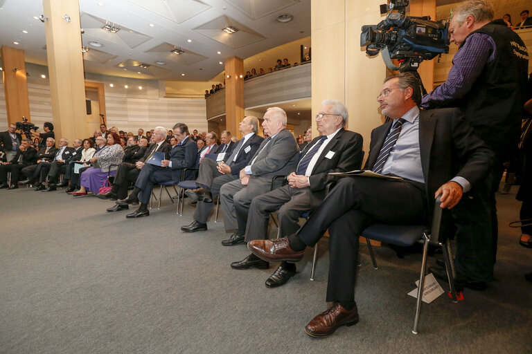 Commemoration ceremony in honour of late President of Greece Constantinos Karamanlis in the presence of Prime Minister of Greece